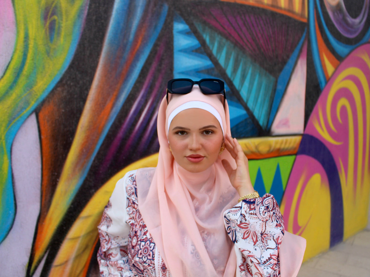 Lina Chiffon Hijab – Zartrosé