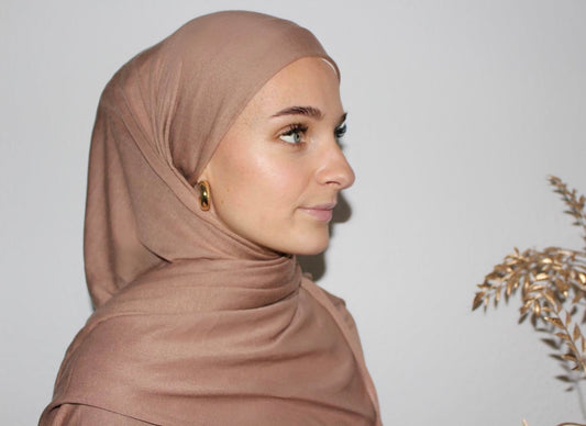 Caramel Éclat Jersey-Hijab