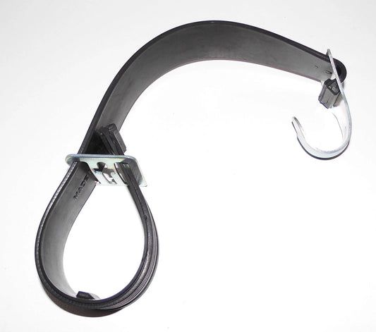 Spannband Gepäckgummi 30 × 400 mm – schwarz – für Motorrad, Roller & Oldtimer