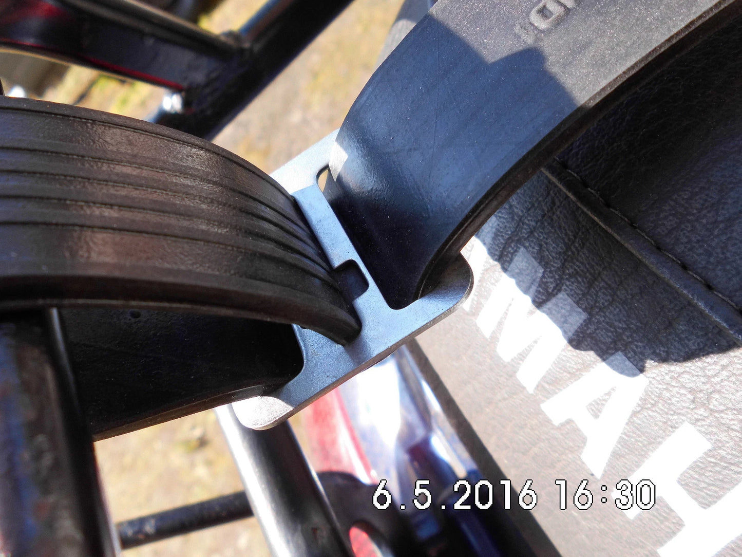 Spannband Gepäckgummi 30 × 400 mm – schwarz – für Motorrad, Roller & Oldtimer