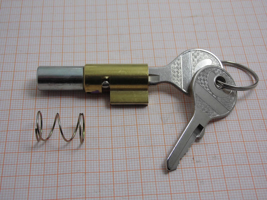 Lenkschloss NEIMAN Style – Bolzen 10 mm Ø x 18,5 mm – Lock Steering – für klassische Motorräder & Oldtimer