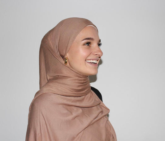 Caramel Éclat Jersey-Hijab