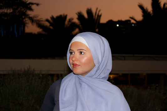 Nuha Chiffon Hijab – Ice Lavendel